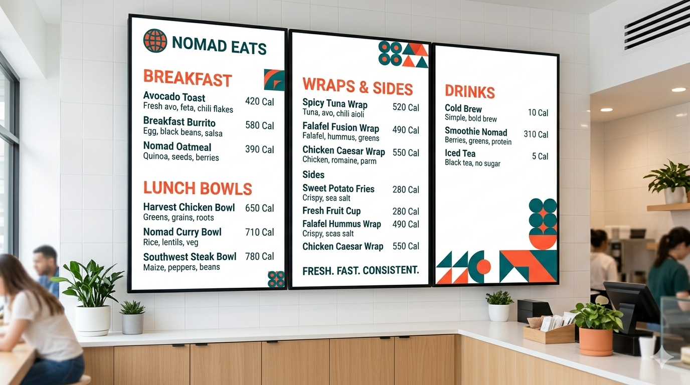 Board Menu Design
